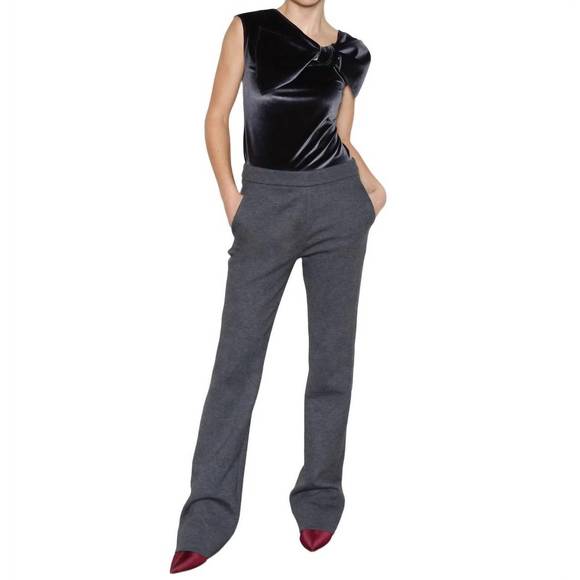 NEW MARIE SAINT PIERRE blessing pant in grey mixte - Picture 2 of 4